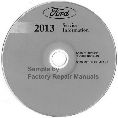 2013 Ford Focus Electrical Wiring Diagrams Manual Gas & Flex