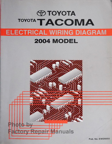 2004 Toyota Electrical Wiring Diagrams Original Manual Factory