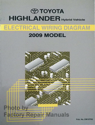 2009 Toyota Highlander Hybrid Electrical Wiring Diagrams Manual