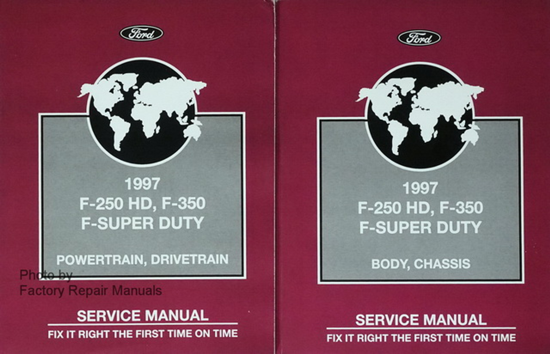1997 Ford F250 HD F350 FSuper Duty Trucks Factory Shop Service Manual