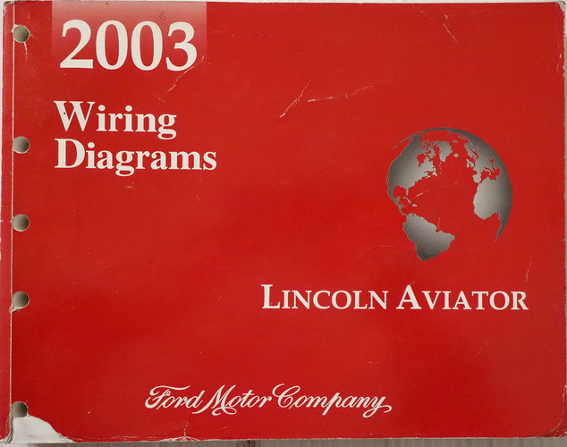 2003 Lincoln Aviator Electrical Wiring Diagrams Manual Original