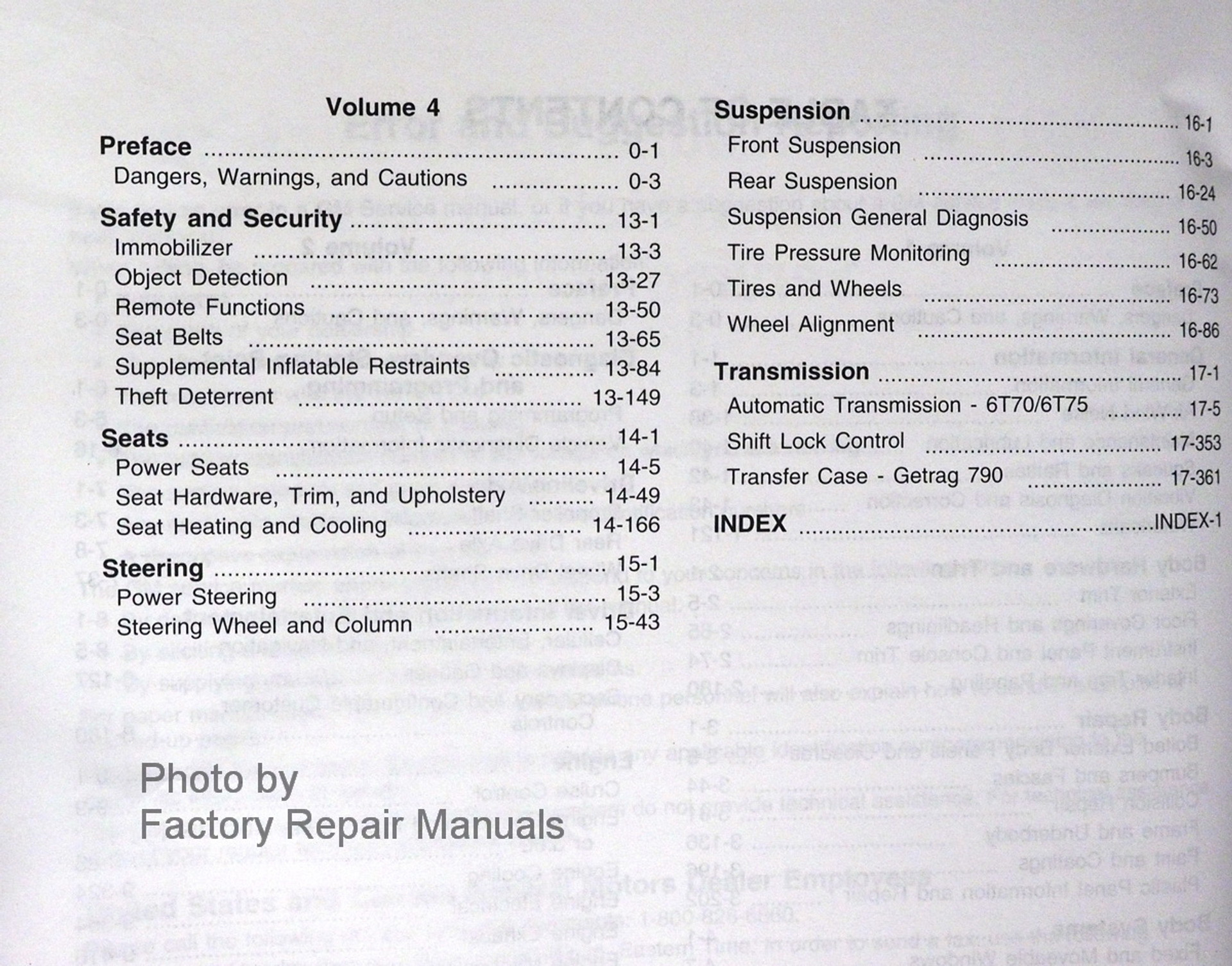 2011 Buick Enclave Chevy Traverse GMC Acadia Factory Service Manual