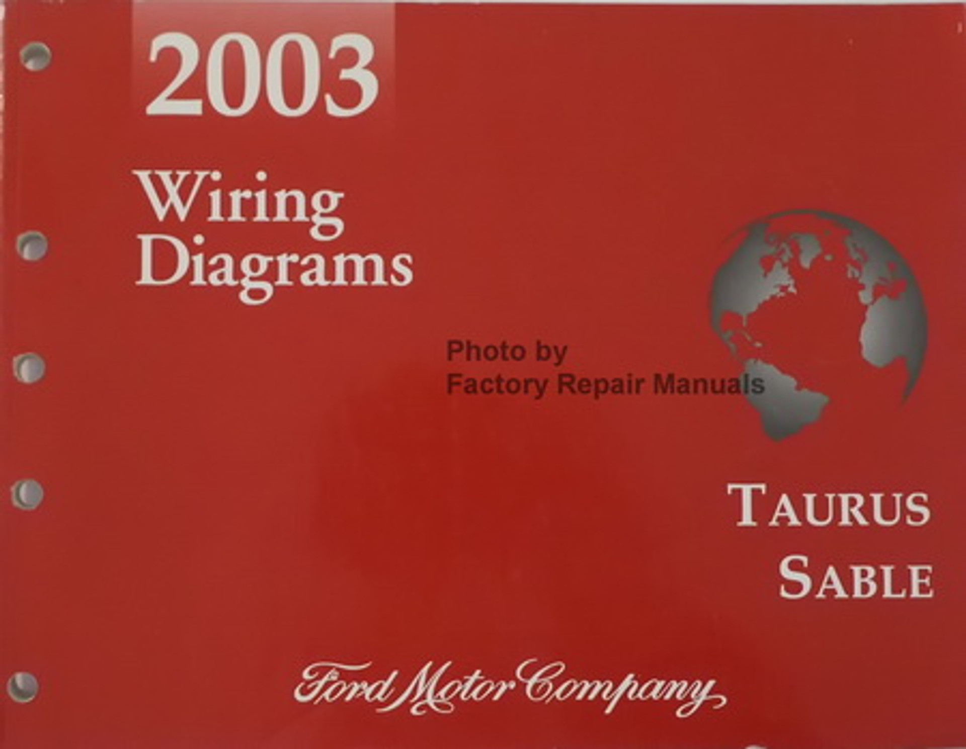2003 Ford Taurus and Mercury Sable Electrical Wiring Diagrams Manual