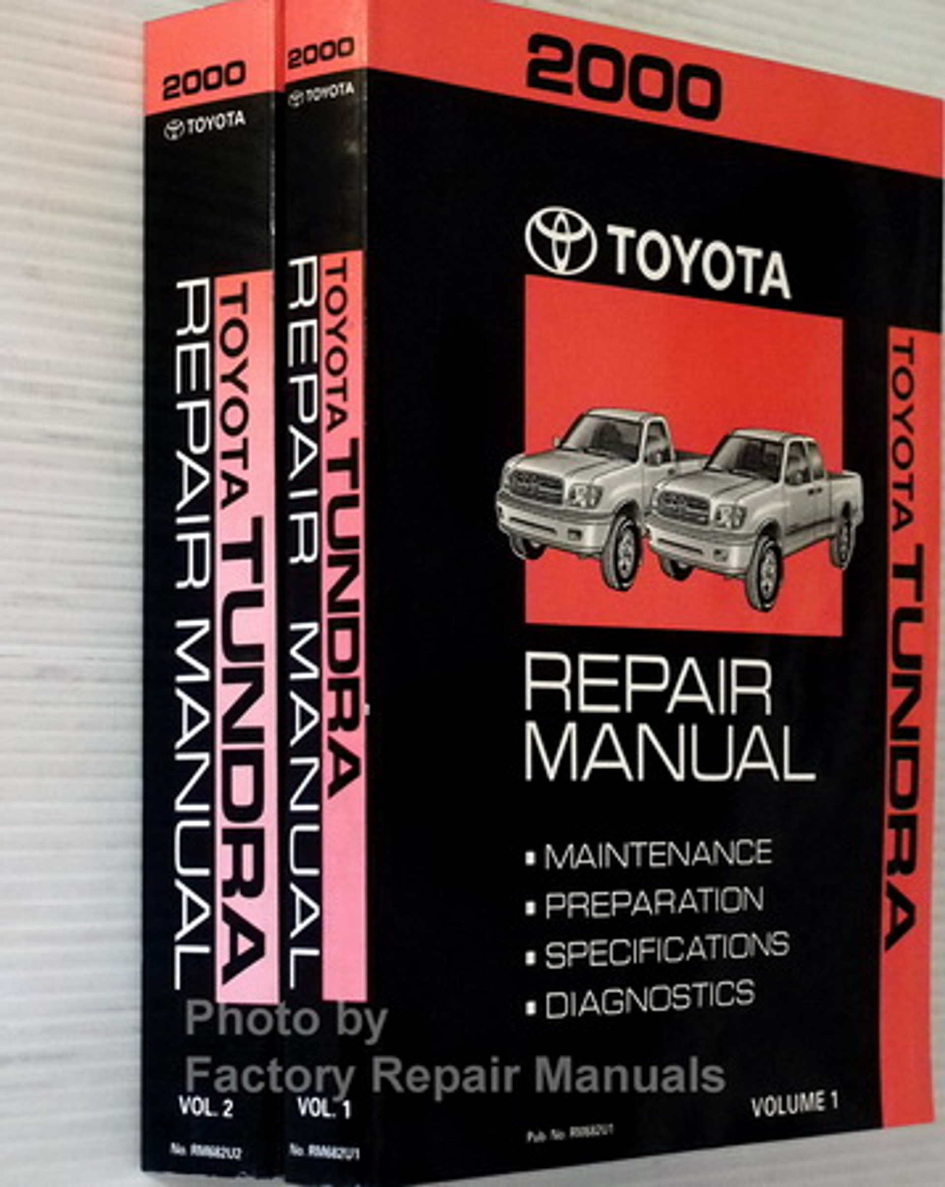 2000 Toyota Tundra Factory Service Manual Set Original Shop Repair