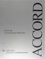 2006-2007 Honda Accord Electrical Troubleshooting Manual