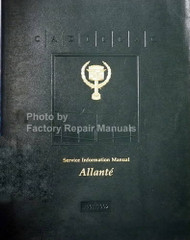 Cadillac Service Information Manual Allante 1991 1992