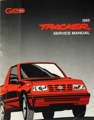 1993 Geo Tracker Service Manual