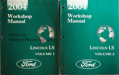 2001 Lincoln LS Workshop Manual Volume 1, 2