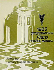 1985 Pontiac Fiero Service Manual