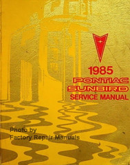 1985 Pontiac Sunbird Service Manual