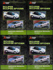 2001 Mitsubishi Eclipse Eclipse Spyder Service Manuals