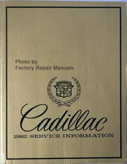 Cadillac 1982 Service Information
