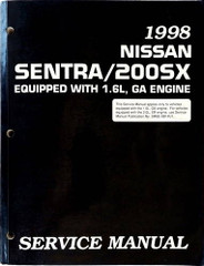 1998 Nissan Sentra/200SX 1.6L Service Manual