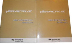Veracruz 2008 Shop Manual Hyundai Volume 1 and 2