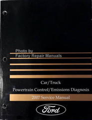 Car/Truck Powertrain Control/Emissions Diagnosis 2007 Service Manual Ford