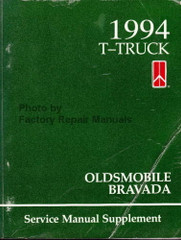 1994 T-Truck Oldsmobile Bravada Service Manual Supplement