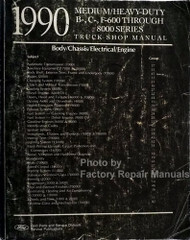 1990 Ford Medium Heavy Duty Truck Bus Shop Manual