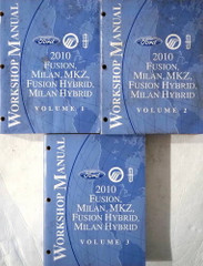 2010 Ford Fusion, Mercury Milan, Lincoln MKZ Workshop Manuals Volume 1, 2, 3