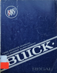 1990 Buick Regal Service Manual 3800 Engine Supplement