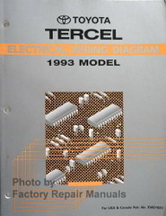 1993 Toyota Tercel Electrical Wiring Diagrams