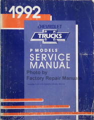 1992 Chevrolet Trucks P Models Service Manual