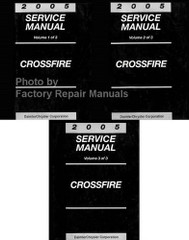 2005 Chrysler Crossfire Service Manual Volume 1, 2, 3
