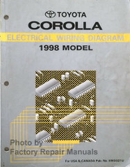1998 Toyota Corolla Electrical Wiring Diagrams