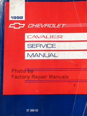 1986 Chevrolet Cavalier Service Manual