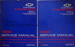 1994 Chevrolet Cavalier Service Manual Volume 1, 2
