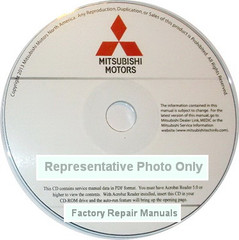 2012 Mitsubishi Outlander Service Manual CD-ROM