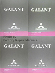 2004 Galant Service Manual Mitsubishi Motors Volume 1, 2, 3, 4,