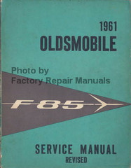 1961 Oldsmobile F-85 Service Manual