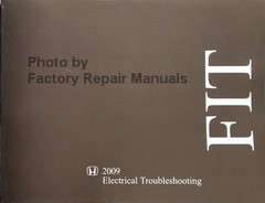 Honda Fit 2009 Electrical Troubleshooting Manual