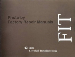 Honda Fit 2009 Electrical Troubleshooting Manual