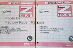 2005 Chevy Malibu Service Manual Z Car Volume 1 & 2