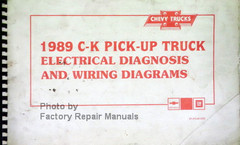 Chevrolet 1989 C-K Pickup Truck Electrical Diagnosis and Wiring Diagrams