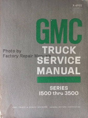 GMC Truck Service Manual Series 1500 thru 3500