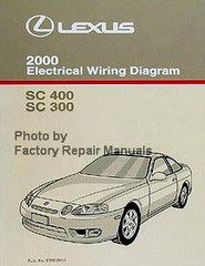 Lexus 2000 Electrical Wiring Diagrams SC 400 SC 300