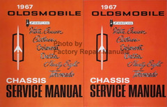 1967 Oldsmobile F-85, Vista Cruiser, Cutlass, Delmont, Delta, Ninety Eight, Toronado Chassis Service Manual