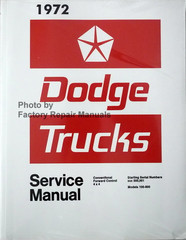 Dodge Truck Models 100-800 Conventional - 4x4 - Forward Control Service Manual