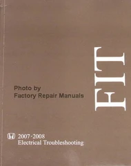 2007 2008 Honda Fit Electrical Troubleshooting Manual