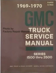 1969 1970 GMC Truck Service Manual Series 1500 thru 3500