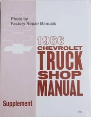 1966 Chevrolet Truck Shop Manual Supplement