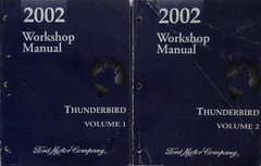 2002 Ford Thunderbird Workshop Manual Volume 1 and 2