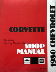 1980 Chevrolet Corvette Service Manual Reprint