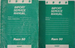 1989 Dodge Ram 50 Service Manual Volume 1, 2