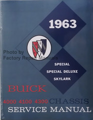 1963 Buick Special, Special Deluxe & Skylark Chassis Service Manual 4000-4100-4300