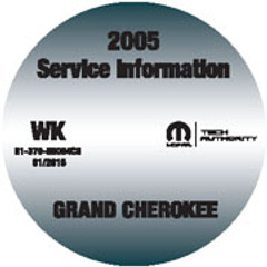 2005 Jeep Grand Cherokee Mopar Service Manual 