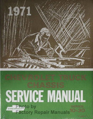1971 Chevy Pickup Truck Suburban Blazer & Van Factory Shop Service Manual