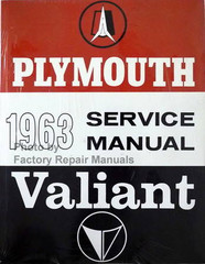 1963 Plymouth Service Manual Valiant